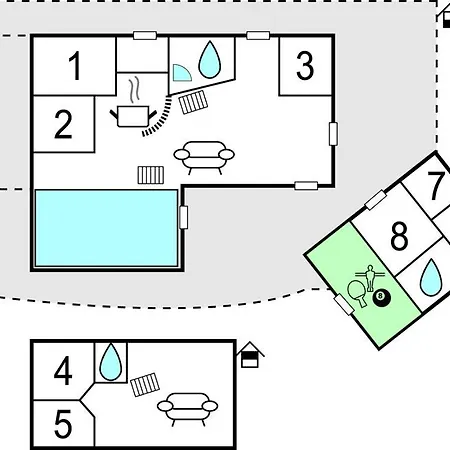 Eight-bedroom In Feriehus